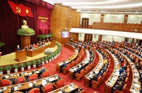 Second working day of 13th Party Central Committees third plenum Báo