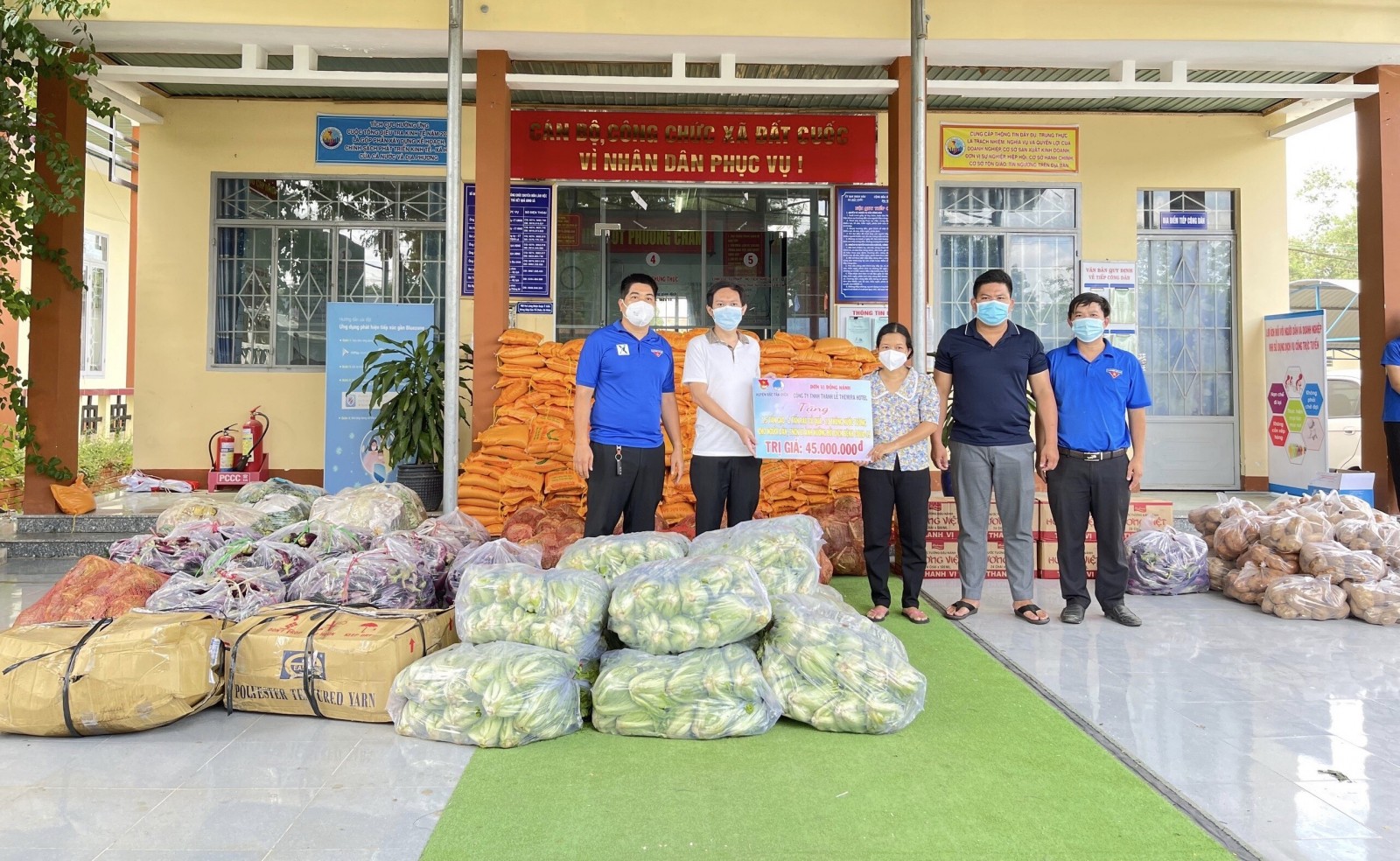 Huyện Bắc Tân Uyên: Thêm hơn 7 tấn hàng hóa hỗ trợ người dân khó khăn