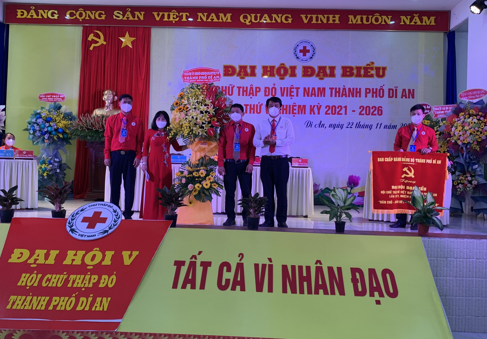 Đại hội đại biểu Hội Chữ thập đỏ Việt Nam TP.Dĩ An lần thứ V