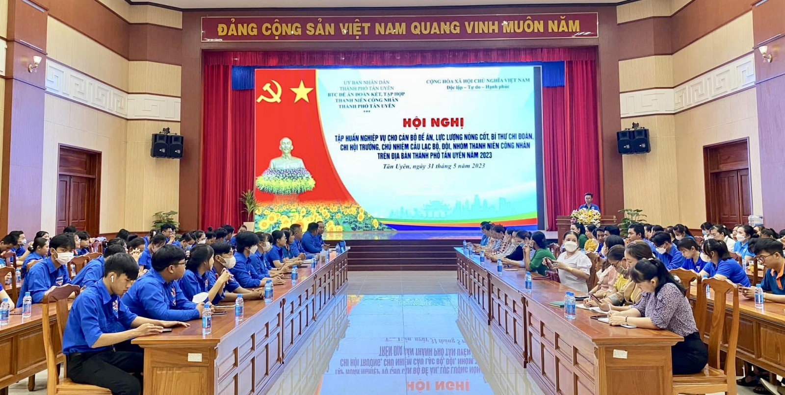 TP.Tân Uyên: Tập huấn lực lượng nòng cốt đoàn kết, tập hợp thanh niên công nhân