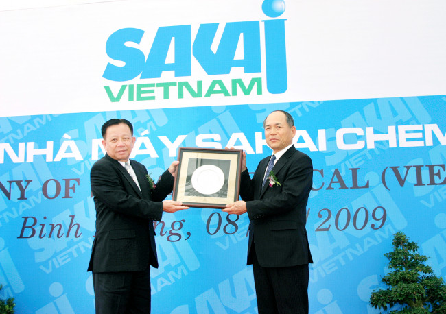 Lễ khánh thành nhà máy Sakai Chemical Vietnam tại KCN Mỹ Phước - 08.12.2009