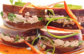 Cà tím nhồi thịt