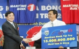 Lễ xuất quân mùa bóng 2010 và ra mắt nhà tài trợ mới của đội Becamex Bình Dương: Maritime Bank tài trợ 15 tỷ đồng