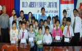 Công ty Bảo hiểm nhân thọ Prudential - Báo Bình Dương: Trao 20 suất học bổng cho học sinh nghèo Phú Giáo