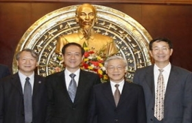 促进越中两国国会的合作