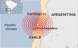 Động đất 8,8 độ Richter ở Chile, ít nhất 47 người thiệt mạng