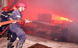 Một vụ cháy lớn ở khu công nghiệp Tân Tạo