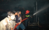 Cháy lớn tại Công ty sản xuất ván ép Thành Thái