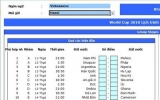 Download bộ lịch thi đấu World Cup 2010 điện tử