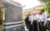 Commemorative stele erected at Phu Cuong ward