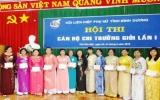 Hội Liên hiệp phụ nữ tỉnh: Tổ chức hội thi cán bộ chi trưởng giỏi lần I-2010