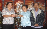 A privileged family donates VND30mil to flood victims