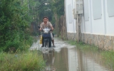 Triều cường gây ngập cục bộ một số khu vực ven sông Sài Gòn