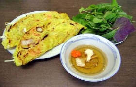 Bánh xèo ngoại làm