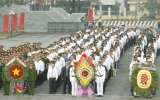 Provincial leaders pay a visit to martyrs’ cemetery on 66th founding anniversary of Vietnam People’s Army