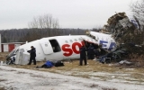 Nổ máy bay chở khách ở Nga, 11 người thương vong