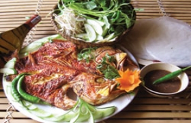 Độc đáo cá nướng