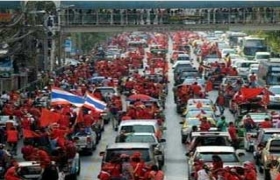 Thousands of "Red Shirts" rally in Thai capital