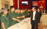 Provincial leaders pay Tet greeting visits to agencies