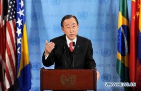 UN chief calls for "orderly and peaceful transition" in Egypt
