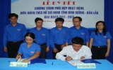 Significant activities cooperated between Binh Duong and Dac Lac youths