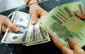 TP.HCM: Các hiệu vàng đồng loạt ngừng mua bán đôla