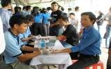 160 đoàn viên thanh niên tham gia hiến máu tình nguyện
