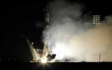 Russia launches manned spacecraft