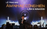 Giải Âm nhạc Cống hiến 2010: Tùng Dương đoạt thắng lợi kép