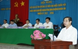 Candidates for the elections of the 13th NA and provincial People’s Council meet with voters in TDM town and armed forces