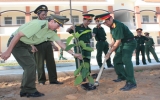 Lực lượng vũ trang tỉnh: Ra quân trồng cây “Đời đời nhớ ơn Bác”