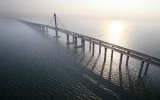 World's longest cross-sea bridge opens in east China