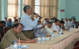 People’s Council deputies of province, TDM town, Tan Uyen district meet voters