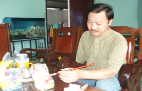 Người họa sĩ thương binh làng gốm