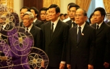 Party and State leaders attend Vo Chi Cong funeral