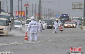 超强台风“洛克”在日本造成至少10死亡5人失踪