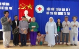 Hội chữ thập đỏ tỉnh:  Cứu trợ đồng bào miền Trung bị thiệt hại do cơn bão số 4