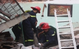 Hà Nội: Nổ gas gây sập nhà, 2 cháu bé tử vong