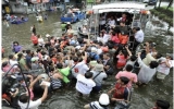 Flood-weary residents lash out in Bangkok