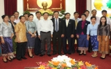 Đoàn cán bộ đối ngoại Lào học tập kinh nghiệm tại Bình Dương