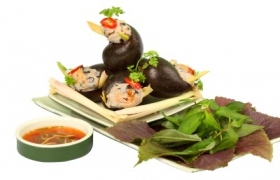 Ốc nhồi hấp sả