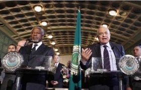 UN envoy Kofi Annan stresses political settlement for Syria crisis