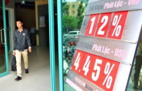 Lãi suất tiếp tục giảm xuống 12% trong ngày mai