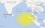 Động đất 8,9 độ richter làm rung chuyển Indonesia
