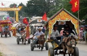 越南高棉族同胞欢庆2012年传统节日