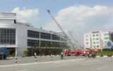 Diễn tập phương án cứu nạn cứu hộ, chữa cháy tại Công ty LD TNHH Khu công nghiệp Việt Nam – Singapore