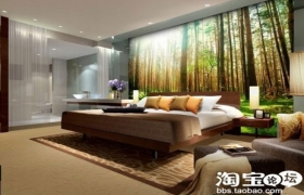 “Đổi gió” cho phòng khách với tranh tường