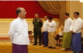 Myanmar president visits Thailand