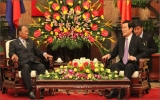 Vietnamese leaders greet top Cambodian legislator