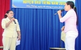 Liên hoan tuyên truyền viên DS-KHHGĐ huyện Dầu Tiếng năm 2012:  Xã Định An đoạt giải nhất